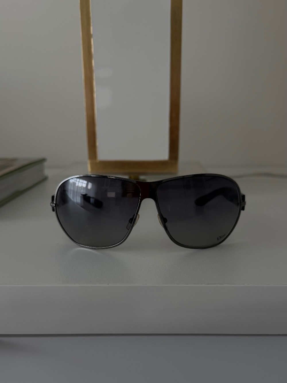 DIOR vintage Aviadior oversized aviator sunglasses.